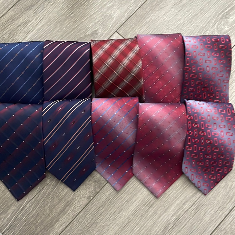 Vintage 100% silk Qing Jia mens neck tie